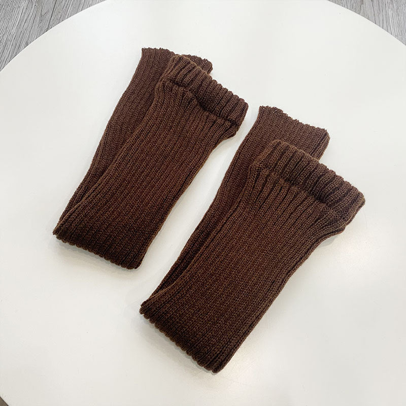 50cm Japanese style high-top knitted leg socks college style versatile jk uniform lolita solid color socks calf socks