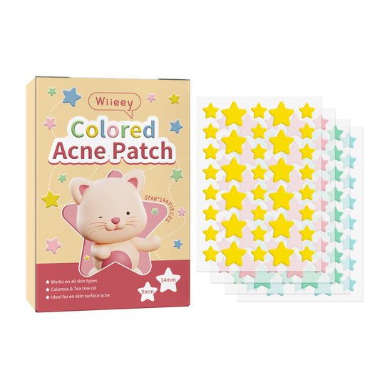 Wiieey acne patch series fades acne marks, spots, cleans closed comedones, various styles and graphic acne patches