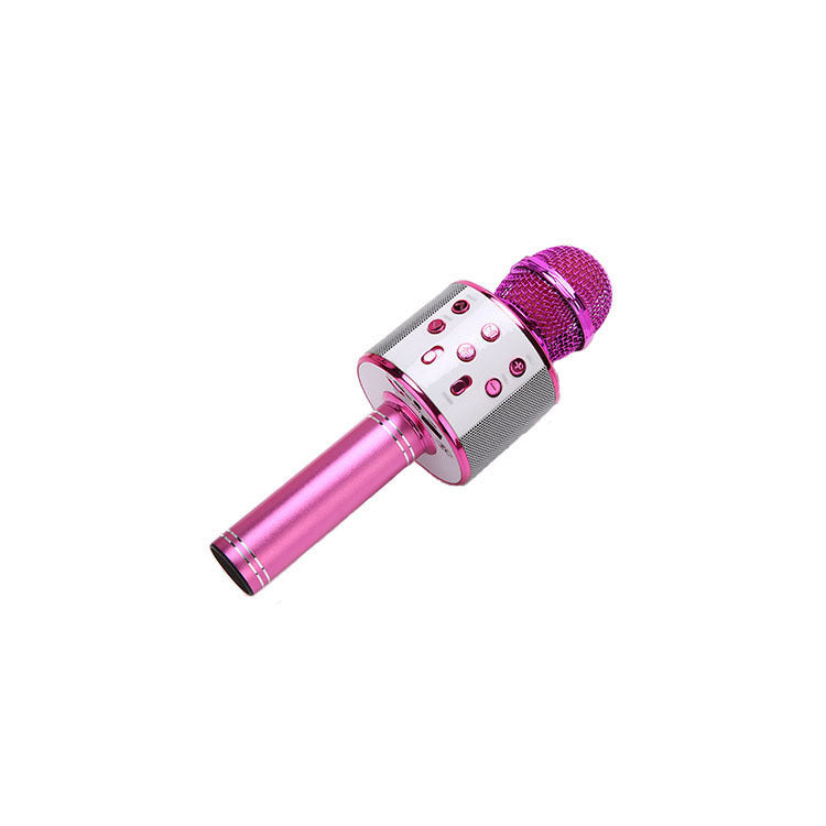 WS858 wireless Bluetooth microphone karaoke home karaoke handheld microphone integrated audio spot