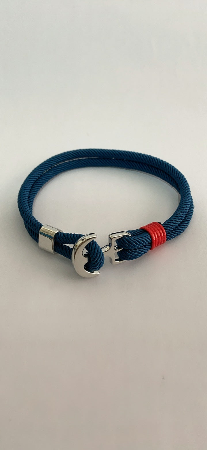 2019 New Aircraft Titanium Steel Navy Anchor Zodiac Year Red Rope Milan Rope Bracelet Hand Jewelry Bracelet