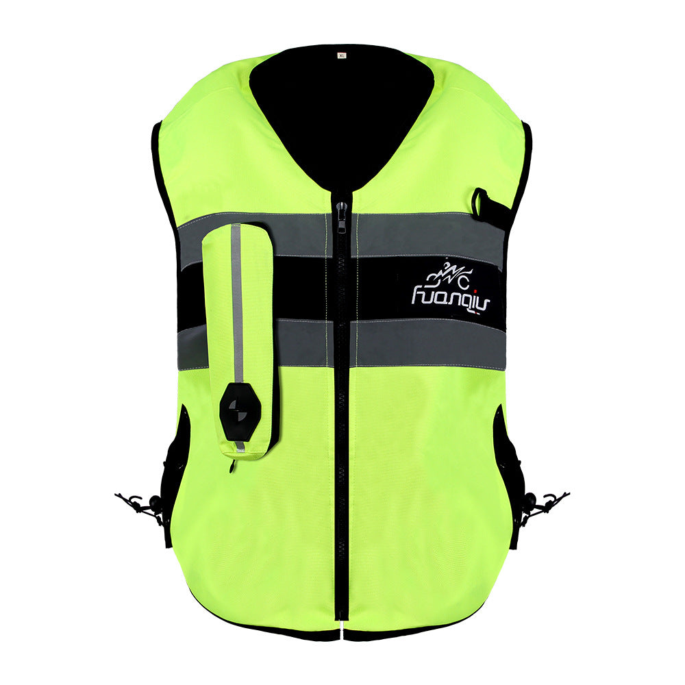 Airbag clothing ring Qiu new second-generation safety vest protective vest anti-fall wear-resistant motorcycle inflatable cycling suit