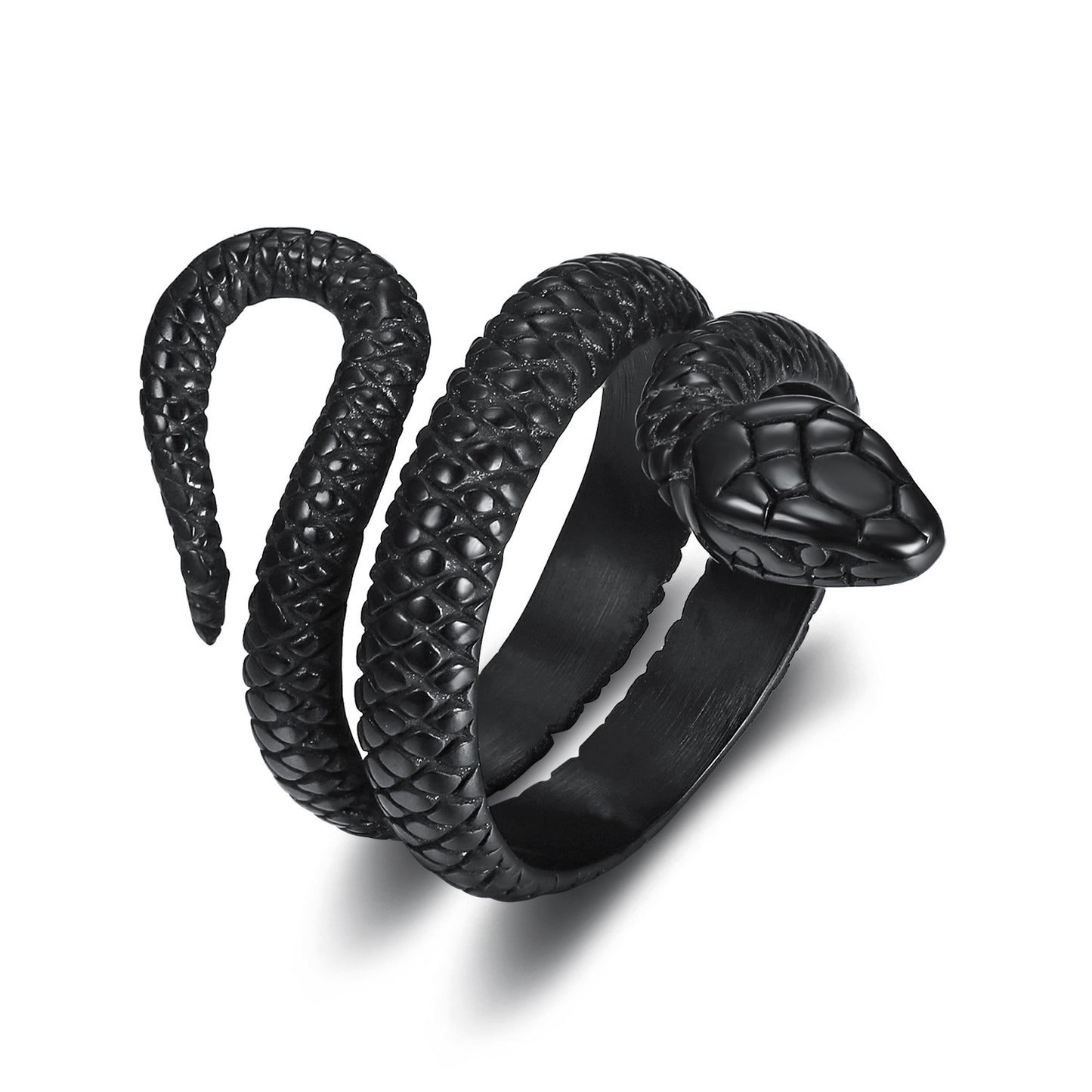 2020 New Product Titanium Steel Men's Snake Ring Spot Supply