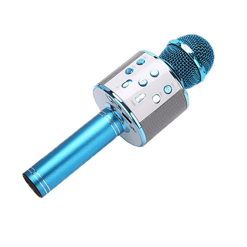 WS858 wireless Bluetooth microphone karaoke home karaoke handheld microphone integrated audio spot