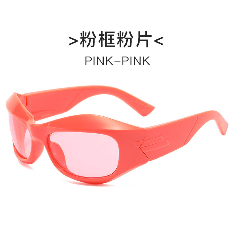 2023 New European and American Millennial Future Sense Y2K Sunglasses Punk Hip-Hop Hot Girls Sunglasses for Men and Women Cross-border Glasses