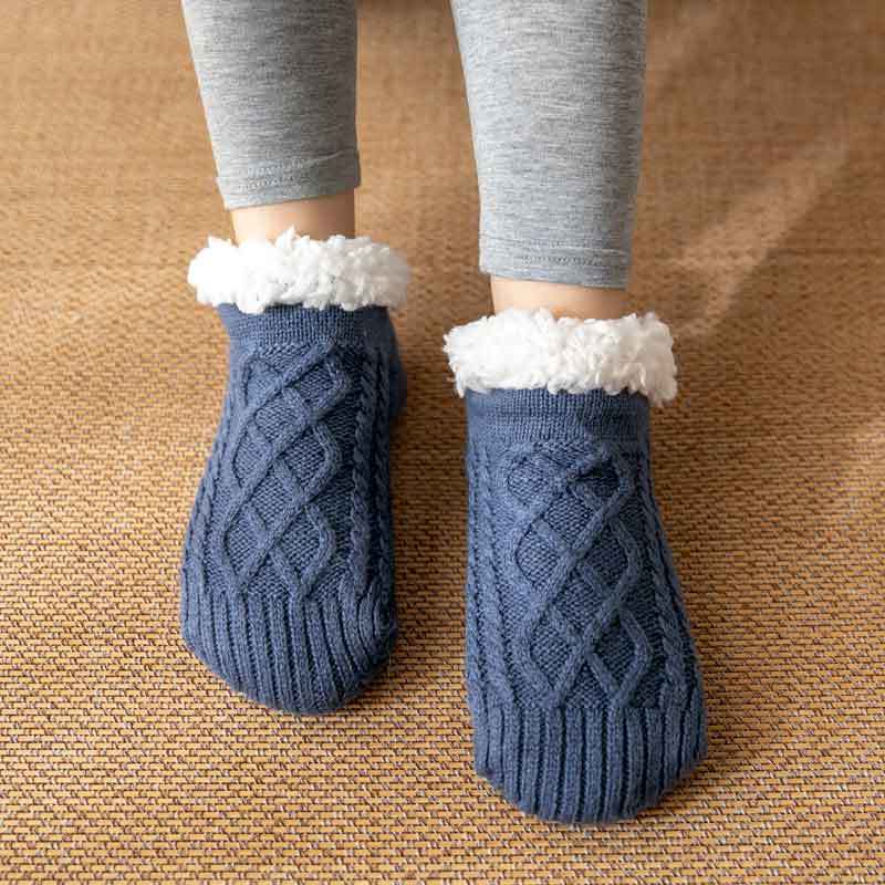 Winter floor socks adult women's home confinement socks snow socks sleep carpet socks leg sets slippers socks men's non-slip