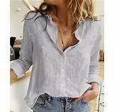 2021 spring and autumn Amazon ebay Europe and the United States solid color casual loose long-sleeved linen shirt in stock