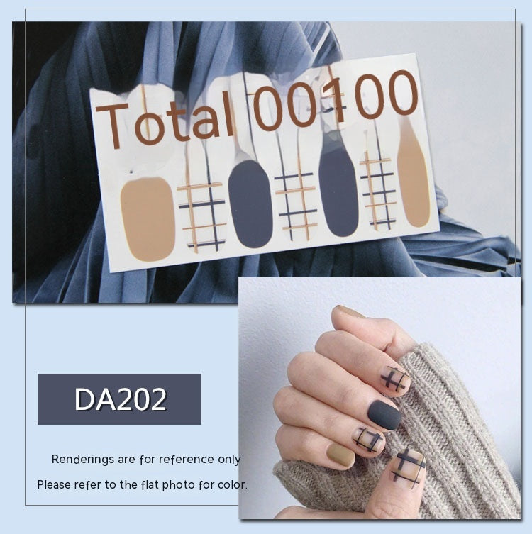 Women's Fashion Simple Nail Sticker