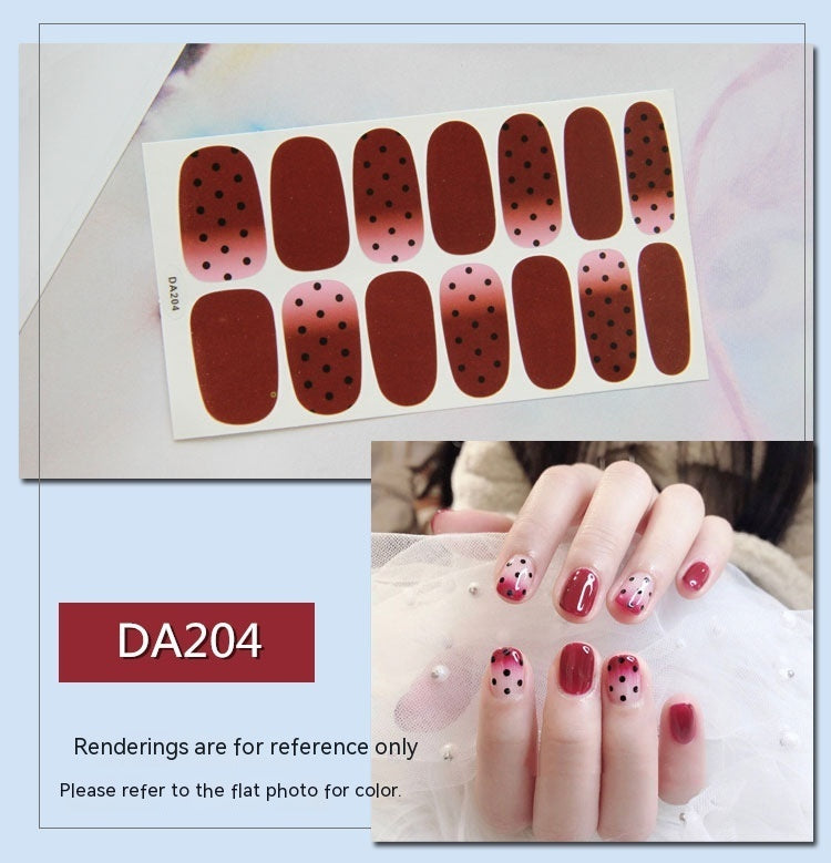 Women's Fashion Simple Nail Sticker