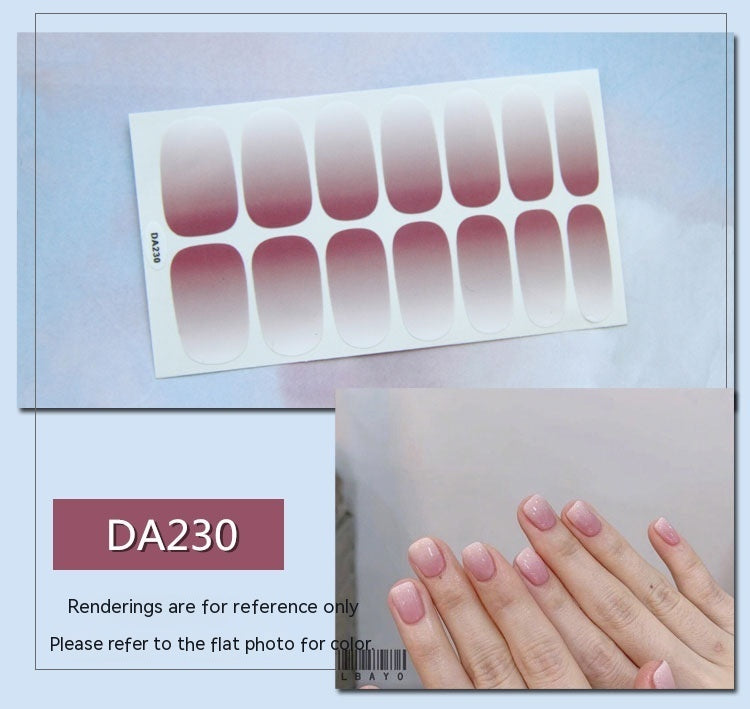 Women's Fashion Simple Nail Sticker