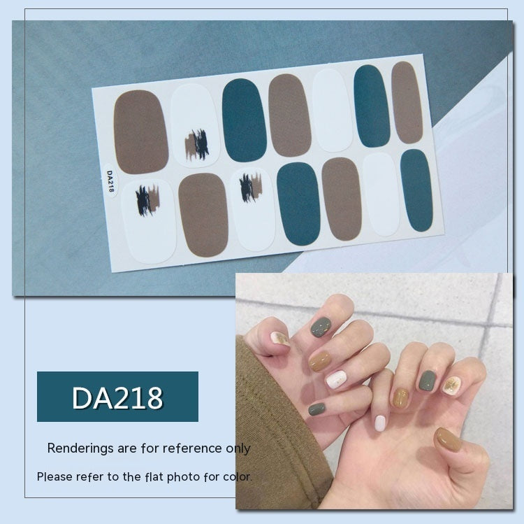 Women's Fashion Simple Nail Sticker