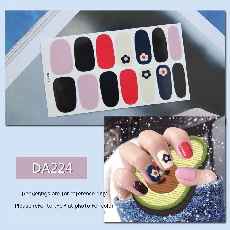 Women's Fashion Simple Nail Sticker