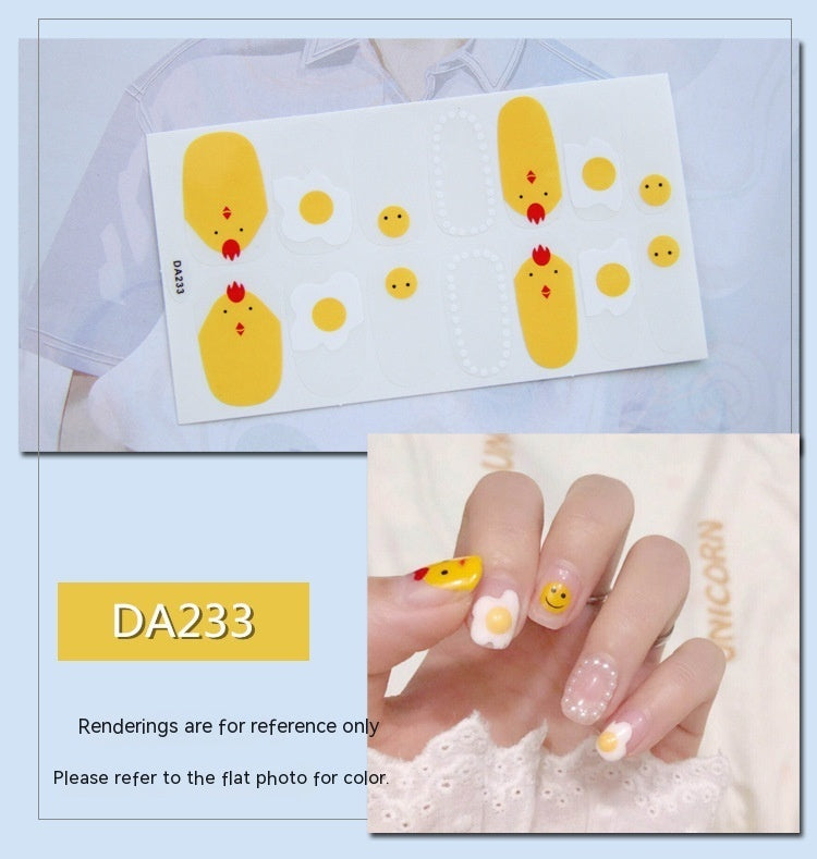 Women's Fashion Simple Nail Sticker